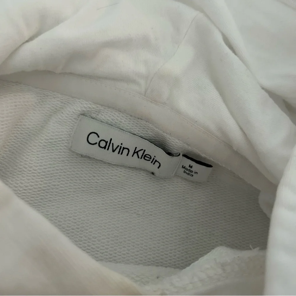 Calvin Klein White Hoodie
